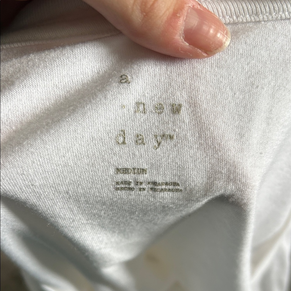 a new day Women's White Short Sleeve Tee - Picture 3 of 3